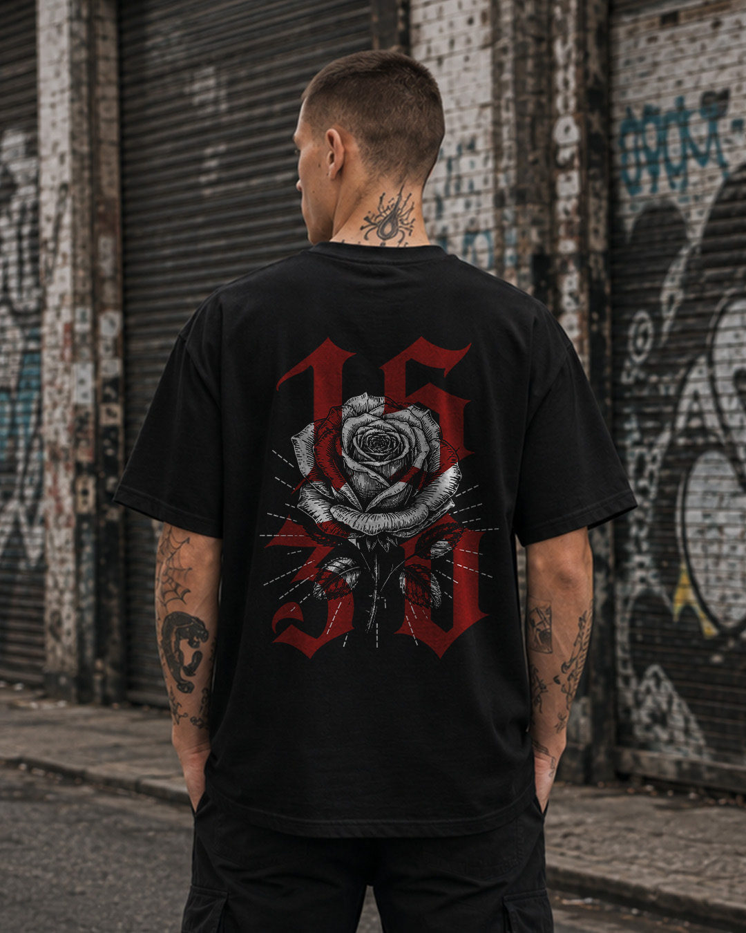 Stylové oversize tričko Trikito na modelovi
