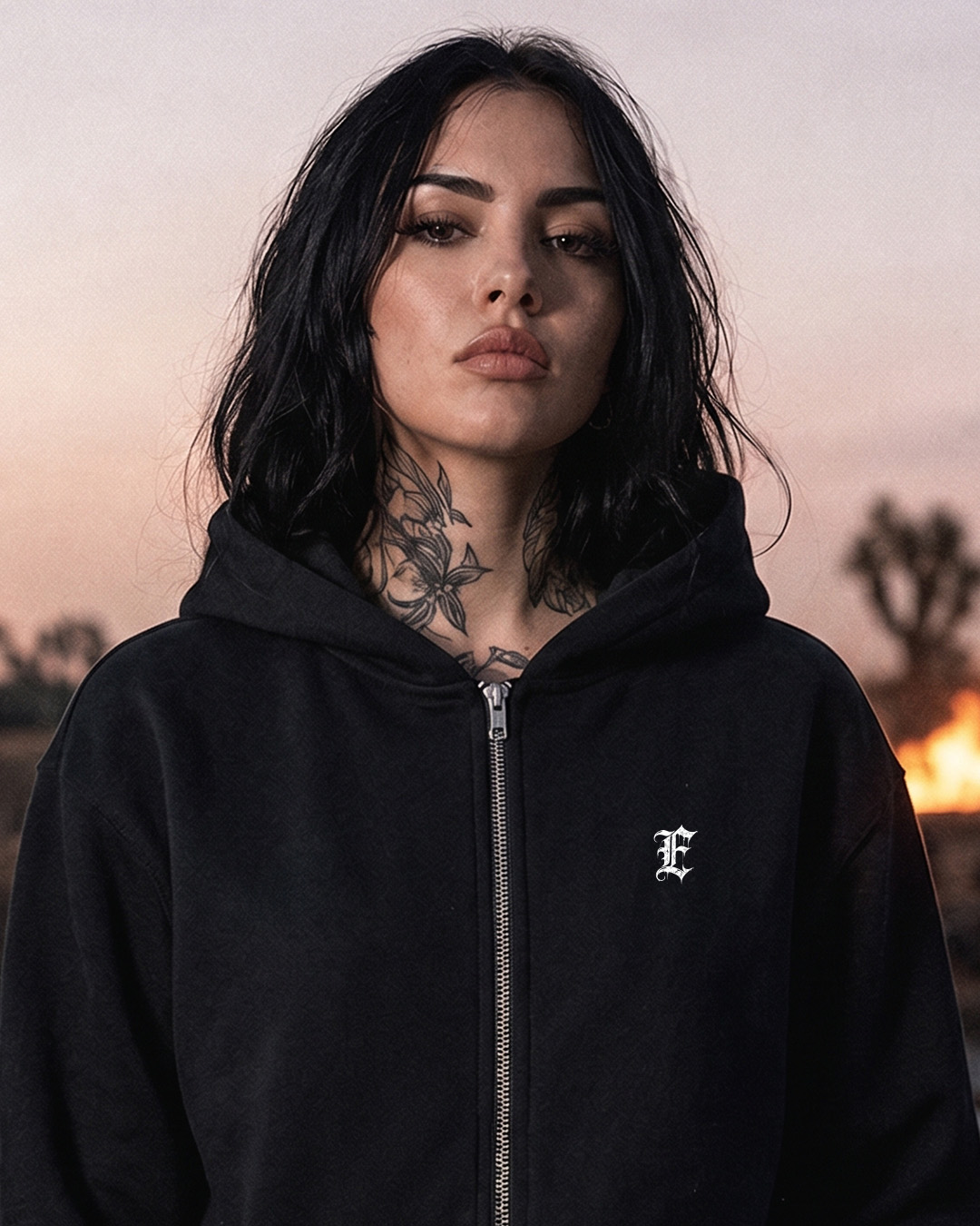 Stylové oversize mikina Trikito na modelovi