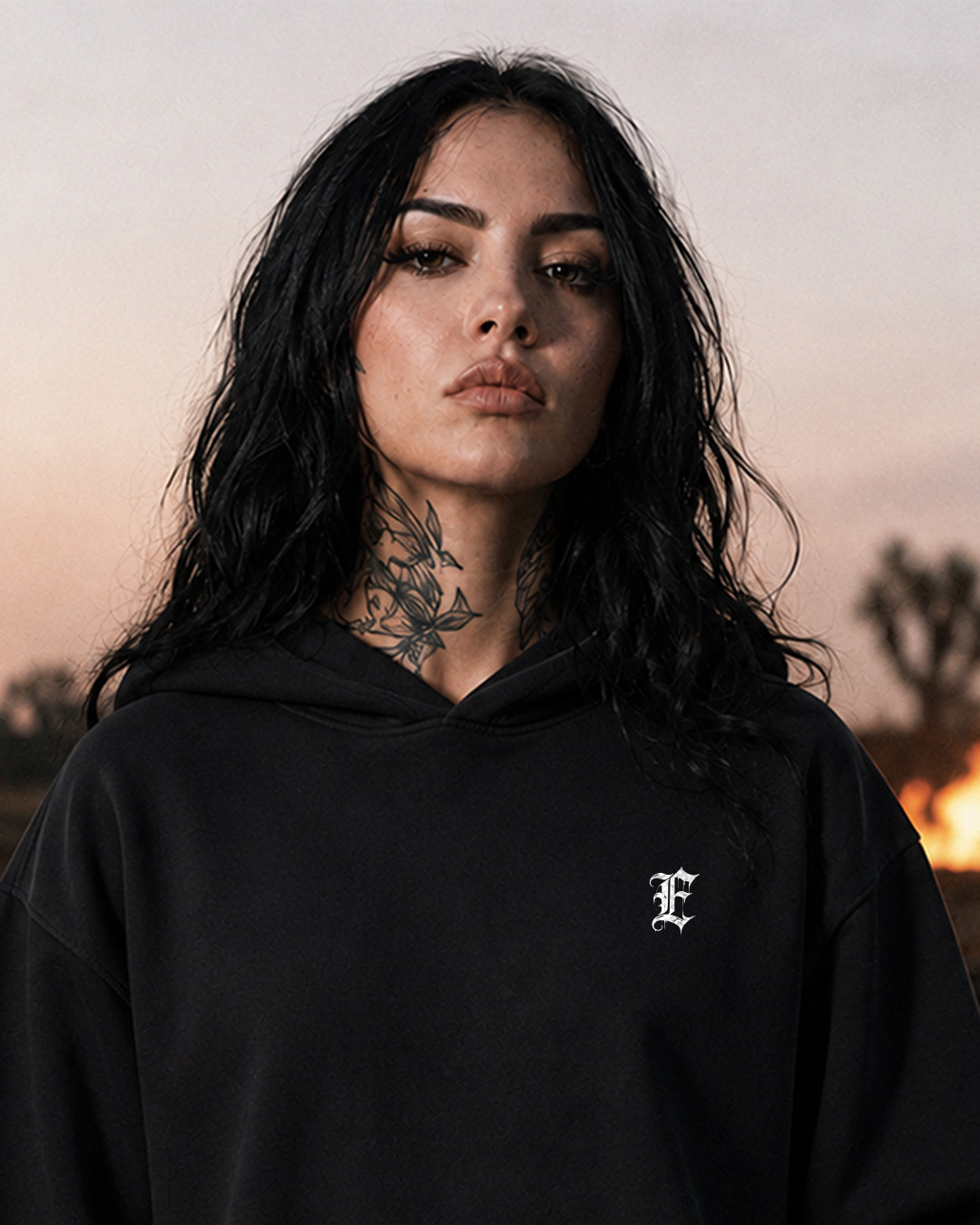 Stylové oversize mikina Trikito na modelovi